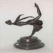 Special Patina Prima Ballerina Bronze Sculpture