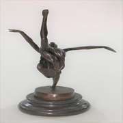 Special Patina Prima Ballerina Bronze Sculpture