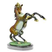 Stallion Horse Bronze Sculpture