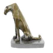 Hot Cast Cougar Bronze Sculpture