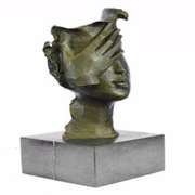 Title Shame on Me Bronze Sculpture on Marble Base