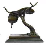 Abstract Modern Art Melting Clock Bronze Sculpture