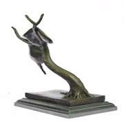 Abstract Modern Art Melting Clock Bronze Sculpture