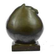 Handcrafted Detailed Hot Cast Cat Bronze Sculpture