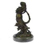 Sexy Nymph Goddess Bronze Sculpture