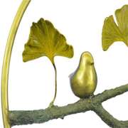 Multi Color Patina Love Birds Bronze Sculpture