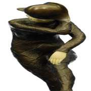 Napoleon Dancer Bronze Sculpture on Marble Base Statue