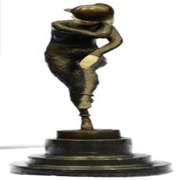 Napoleon Dancer Bronze Sculpture on Marble Base Statue