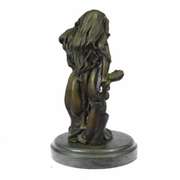 Flower Girl Bronze Sculpture