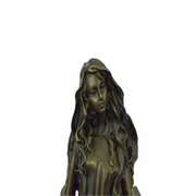 Flower Girl Bronze Sculpture
