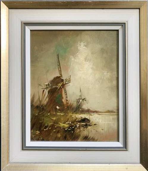 Landscape Original Oil on Board