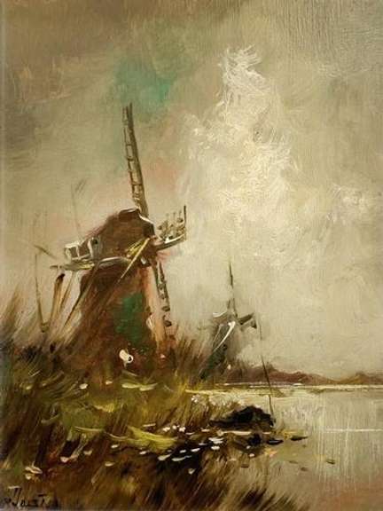 Landscape Original Oil on Board