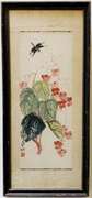 Vintage Asian Woodblock