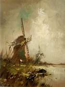 Landscape Original Oil on Board