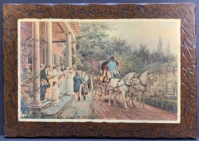 Edward Lamson Henry Lithograph On Board