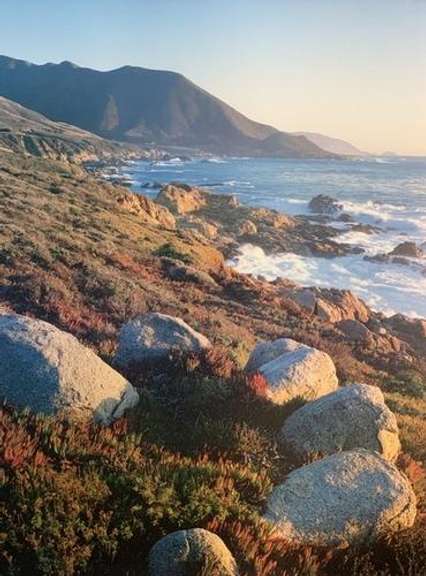 Beautiful Sea Scenery Large Photogravure