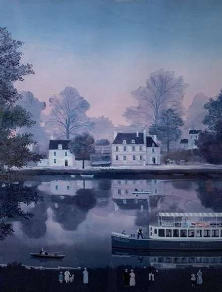 Michel Delacroix  "Douceur de Vivre" Mixed Media