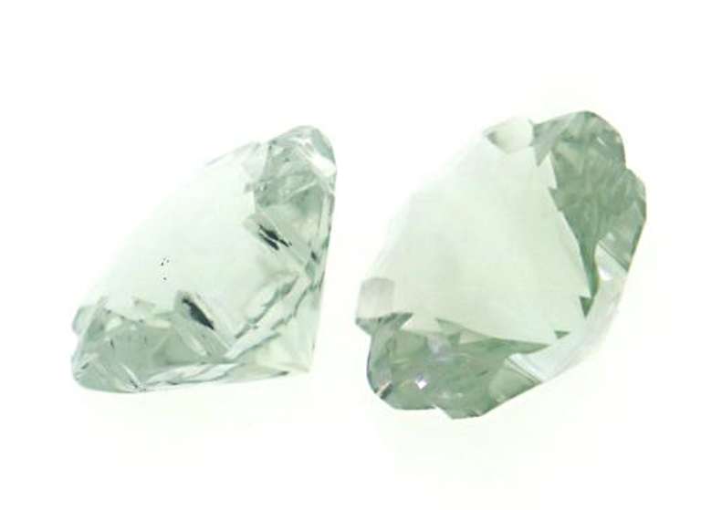 Prasiolite Flower Cut Loose Stone