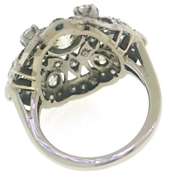 Vintage Diamond White Gold Ring