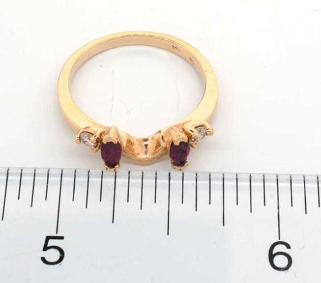 Gorgeous Ruby & Diamond Ring Wrap