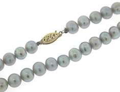 Grey Fresh Water Pearl Necklace