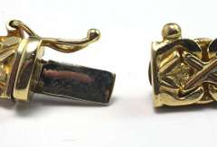 Flashy Diamond & Two-Tone Gold Bracelet