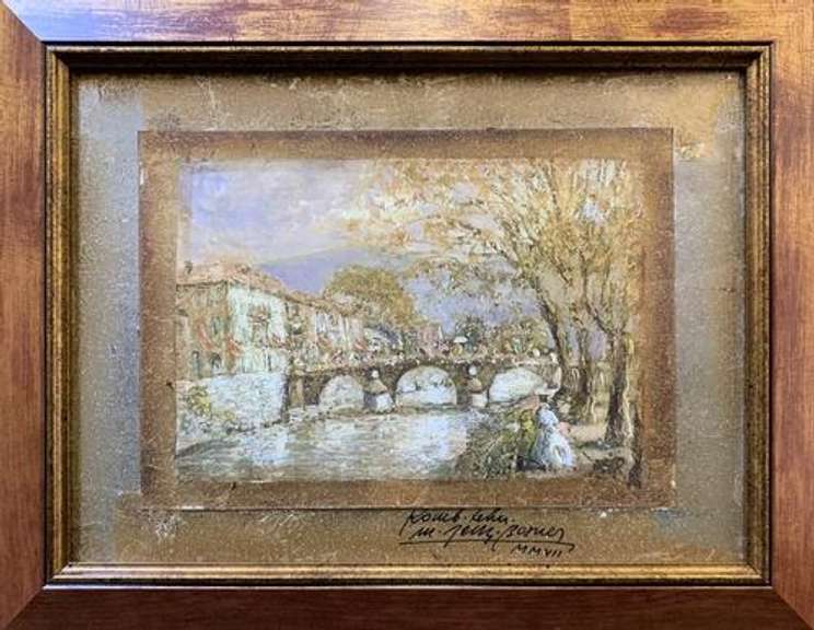 Beautiful Midhat Jelkic Mixed Media On Paper