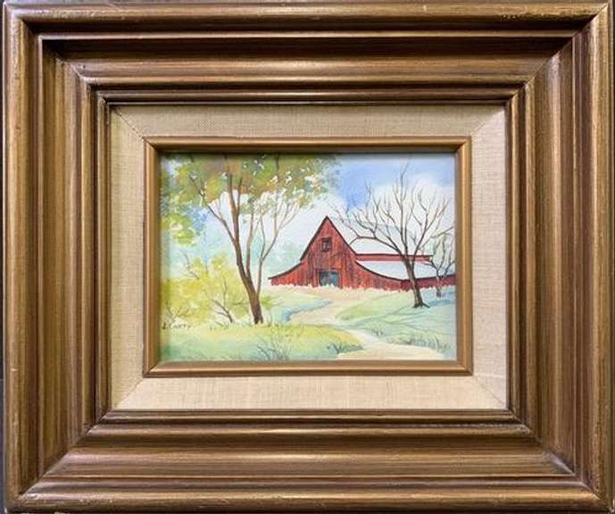 S.Carty Signed Original Watercolor