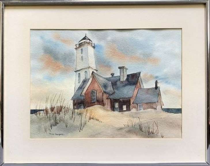 M. A. Koepke Watercolor Paiting.