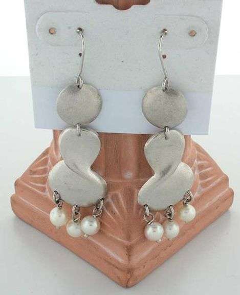 Lot of 3 Pairs Sterling Dangle Earrings