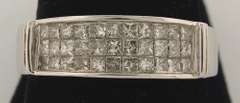 Glitzy 0.98CTW Diamond Band in 14KT White Gold