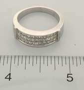 Glitzy 0.98CTW Diamond Band in 14KT White Gold