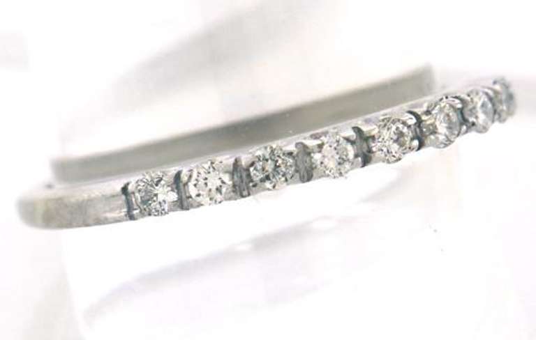 Simple Prong Set Diamond Band Ring