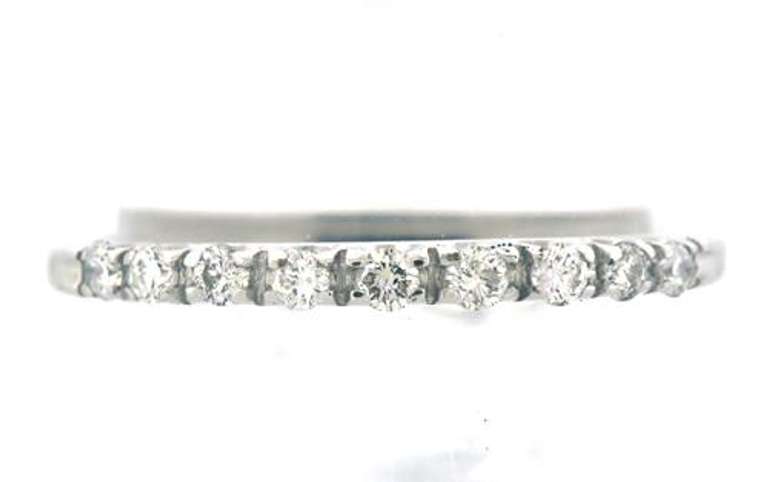 Simple 14kt WG Diamond Ring