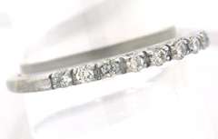 Simple 14kt WG Diamond Ring
