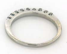 Simple 14kt WG Diamond Ring