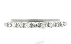 Simple 14kt WG Diamond Ring