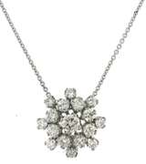 Pretty Diamond Cluster Necklace