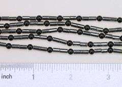 Casual Black Onyx and Hematite Necklace