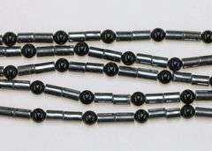 Casual Black Onyx and Hematite Necklace