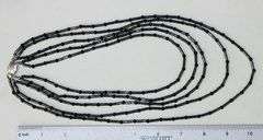 Casual Black Onyx and Hematite Necklace