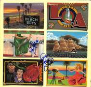 Beach Boys Love And Johnston Signed Light Album Cover