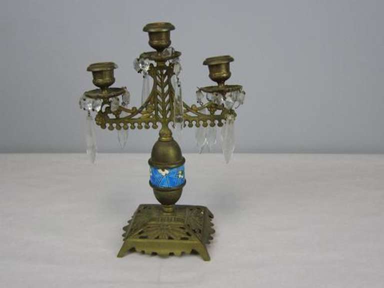 Antique Brass Candelabra