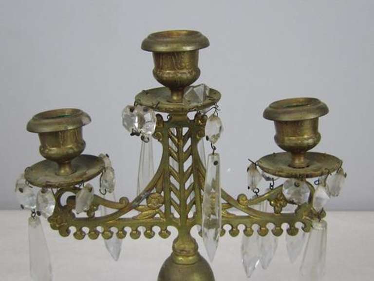 Antique Brass Candelabra