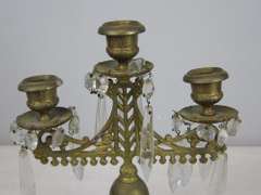 Antique Brass Candelabra