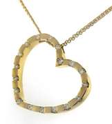 Elegant 18kt Diamond Heart Necklace