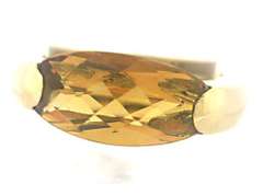 Fancy Cut Citrine Ring