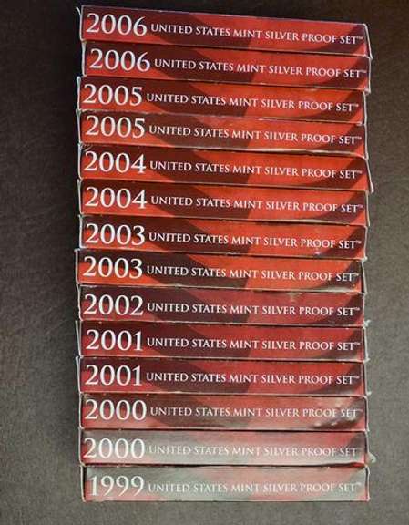 14 Silver Proof Sets
