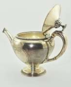 Outstanding Antique Coin Silver Newell Harding Teapot