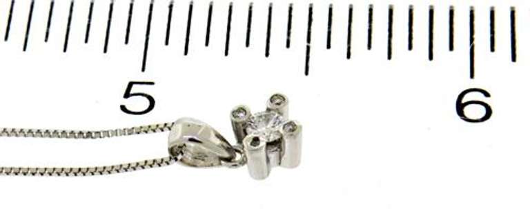 Petite 5 Diamond Pendant Necklace